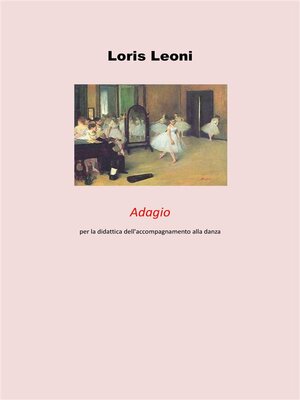 cover image of Adagio per la didattica dell'accompagnamento alla danza